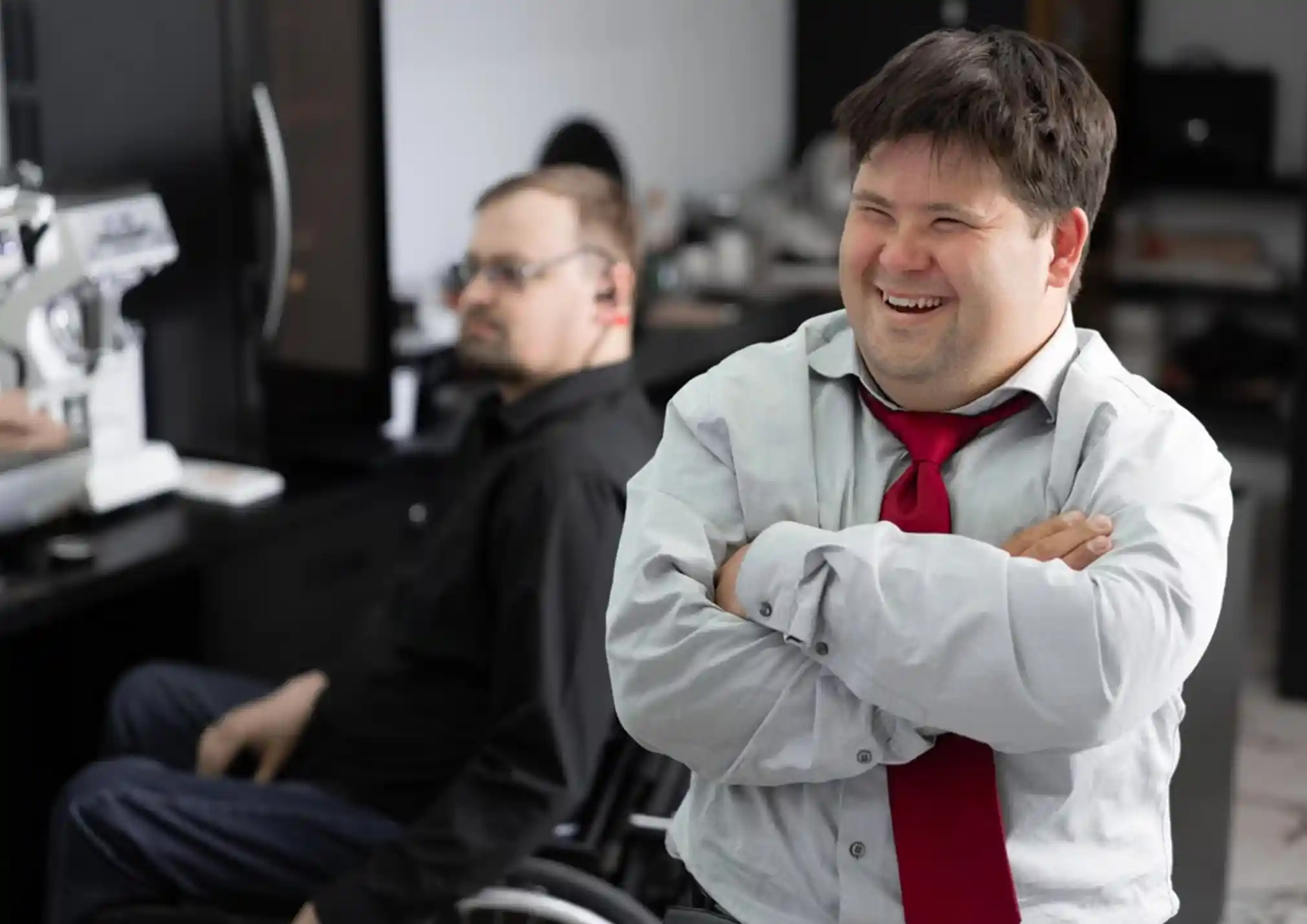 Support worker assisting an NDIS participant in Blacktown