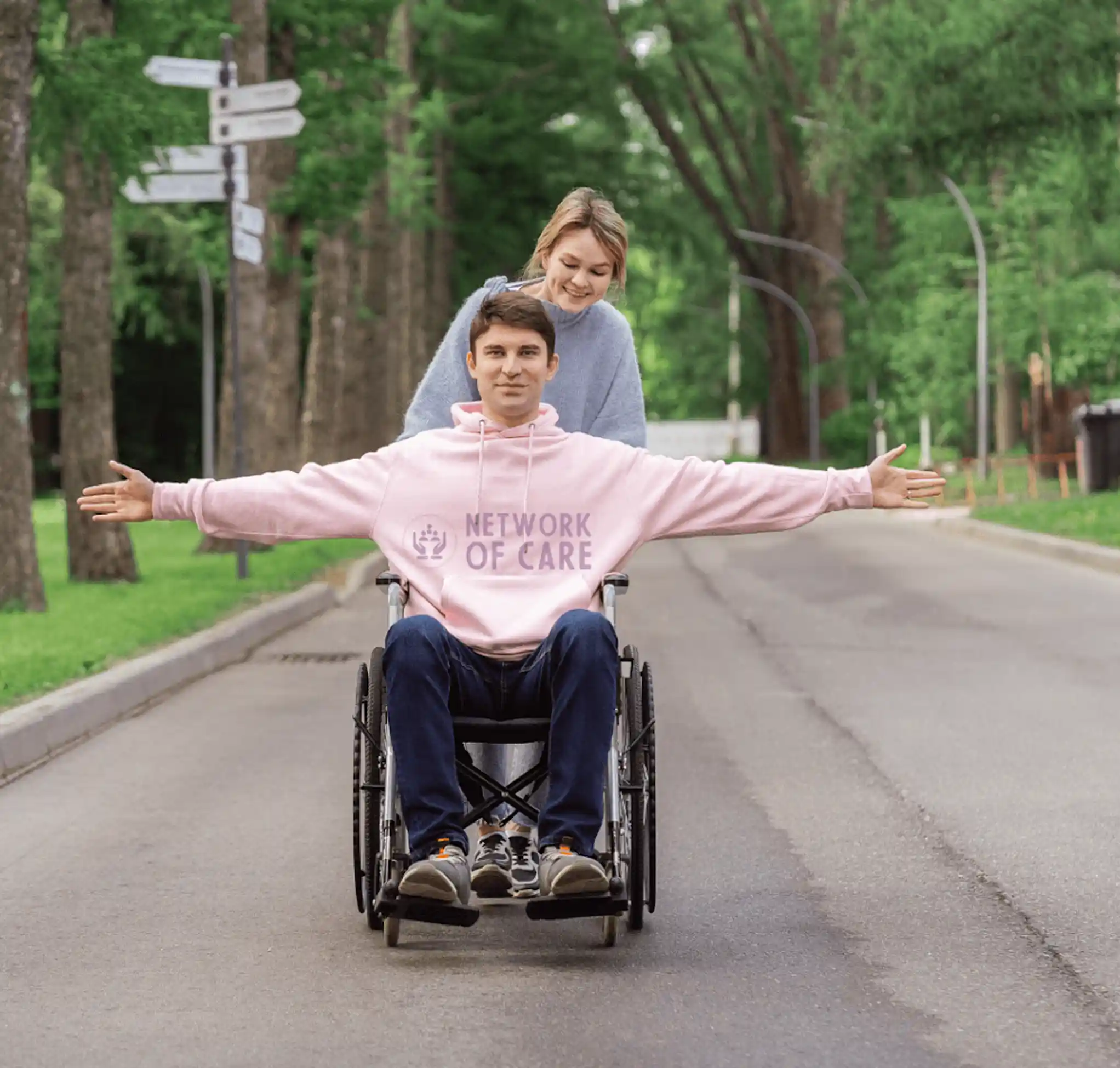 Support worker assisting an NDIS participant at home